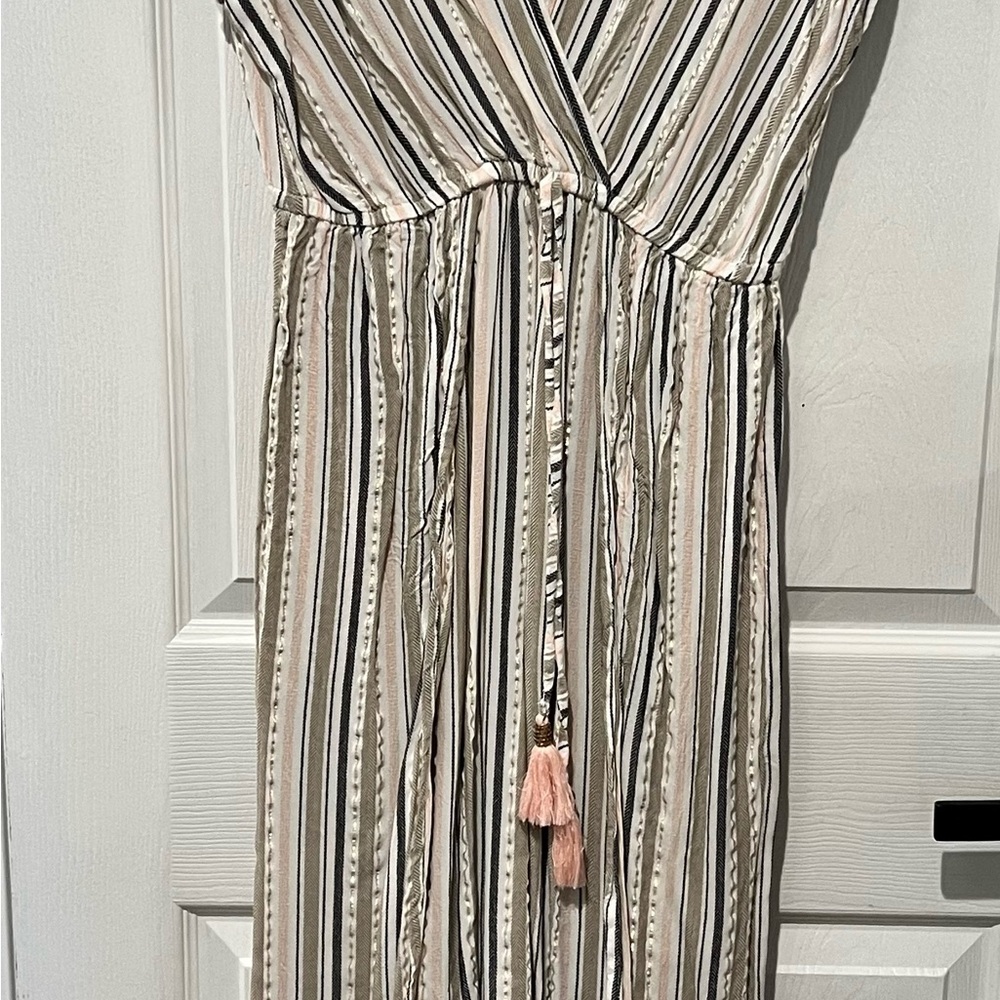Striped Sleeveless Dress